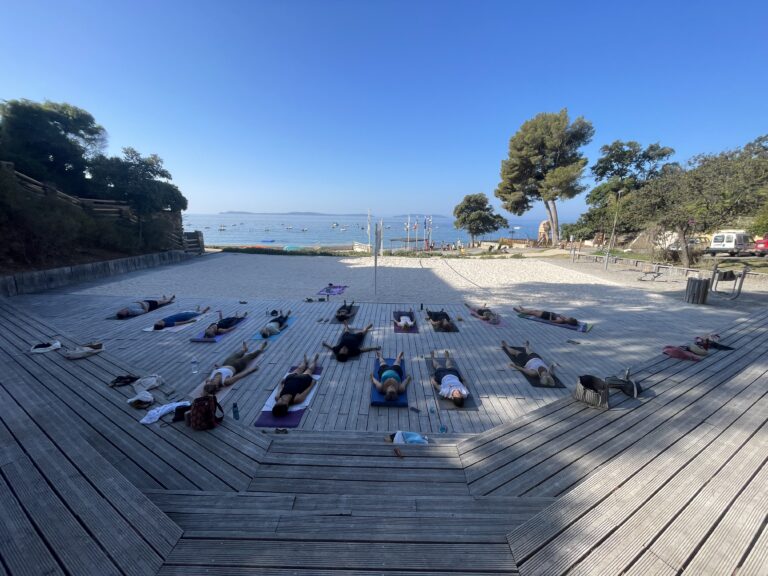 Yoga beach