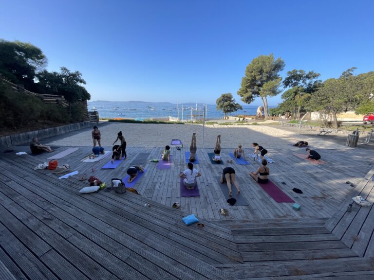 Yoga beach
